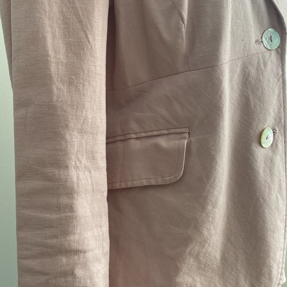 Vintage Linen Blazer by San Fransisco - Picture 4 of 12